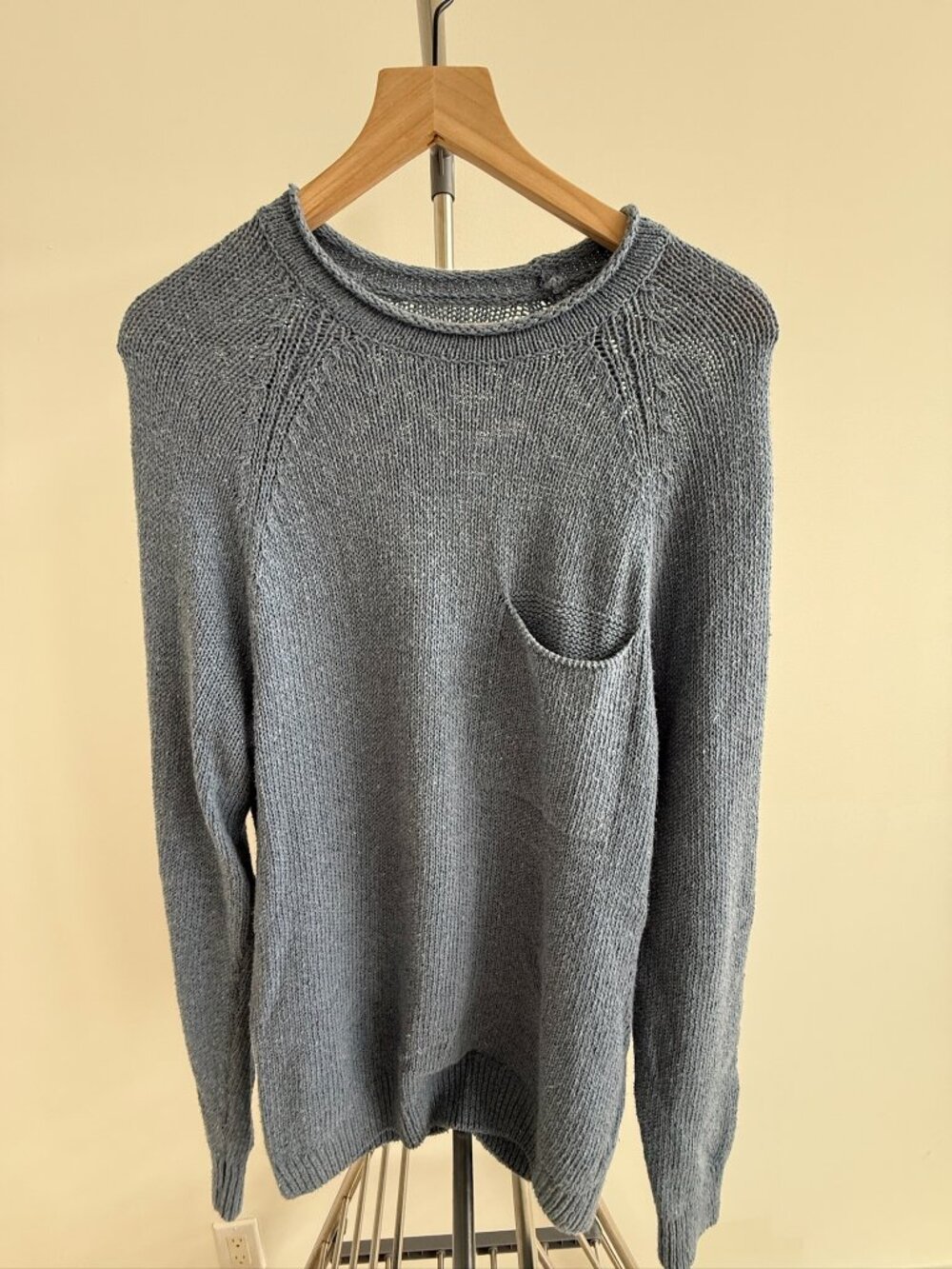Stinson Rollneck Sweater - Faded Denim - Medium